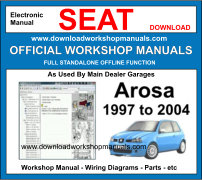 Seat Arosa Service Repair Workshop Manual Download